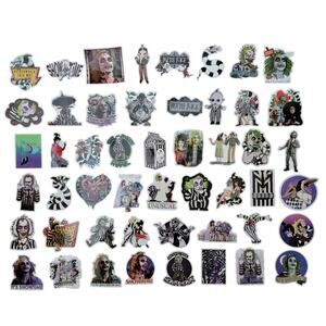 Beetlejuice Stickers Lot 50 Retro‎ 80s Collectible Stocking Stuffer Lydia Deetz